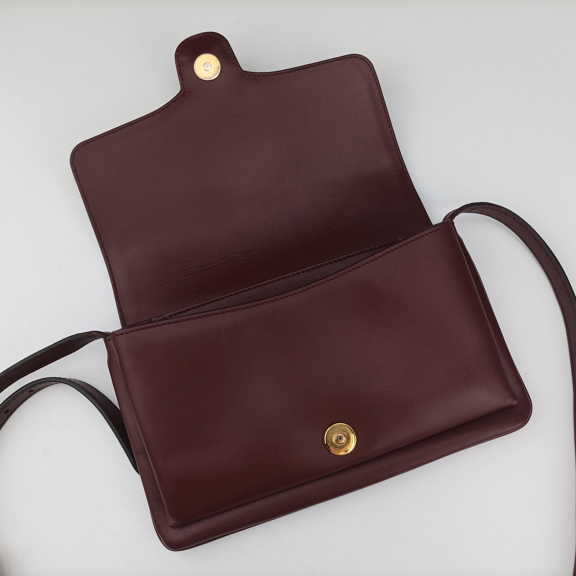 Secondhand Gucci Arli Burgundy Leather 550129 shoulderbag | stylenewstar