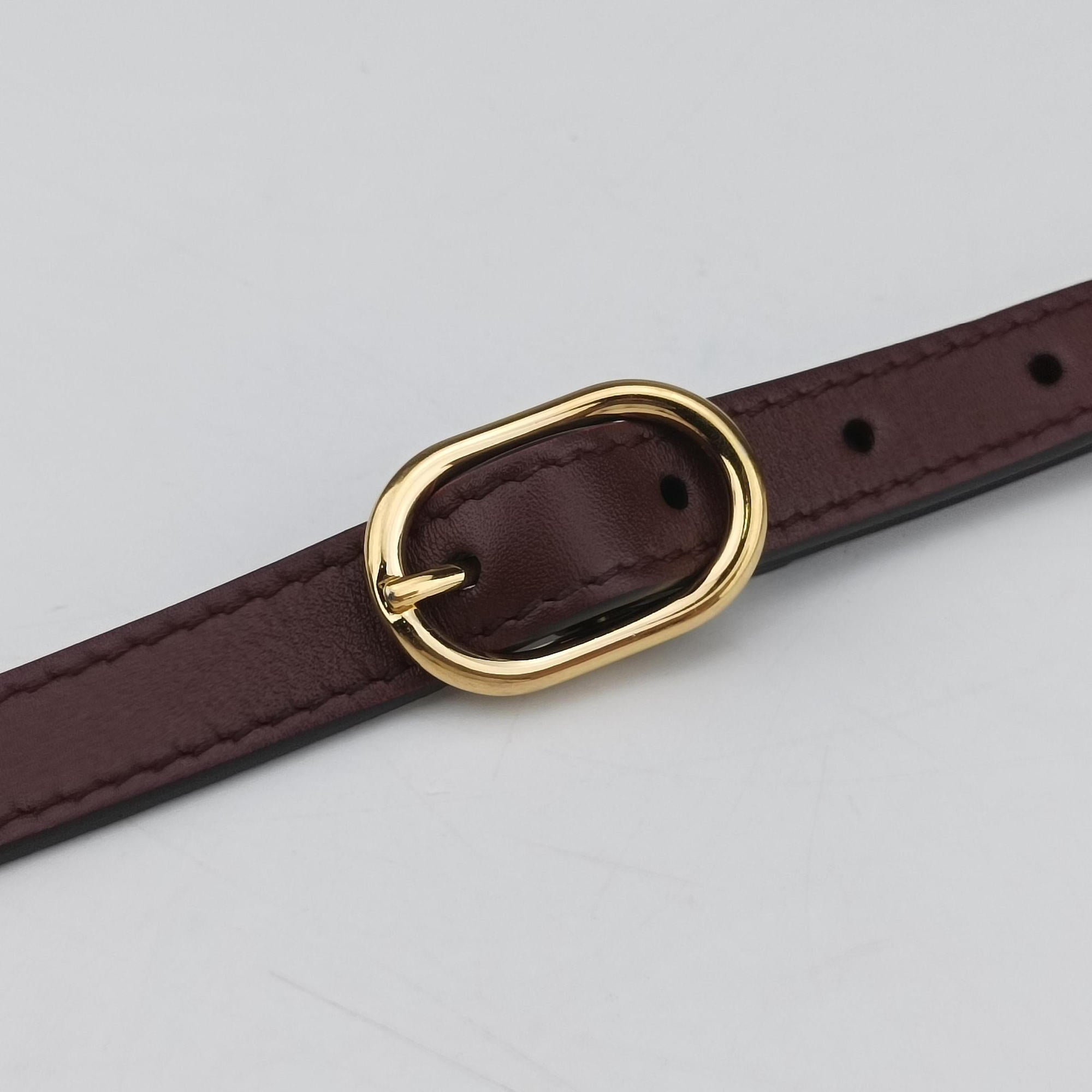 Secondhand Gucci Arli Burgundy Leather 550129 shoulderbag | stylenewstar