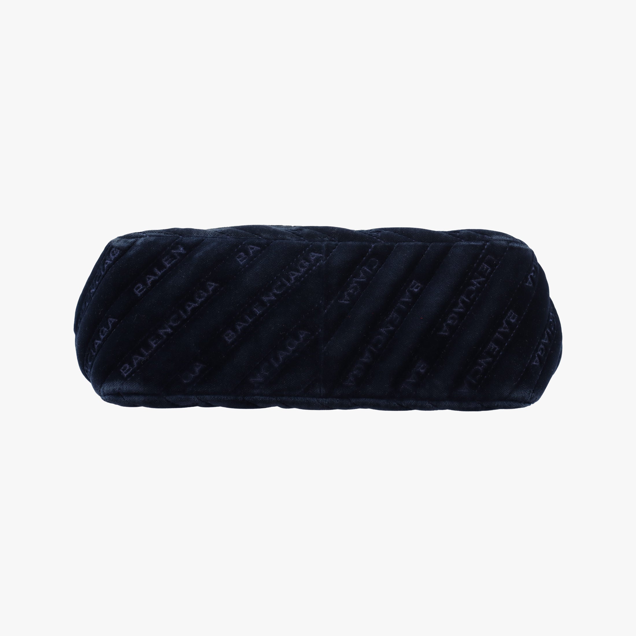 Vintage Balenciaga BB Round Navy velour  shoulderbag | stylenewstar