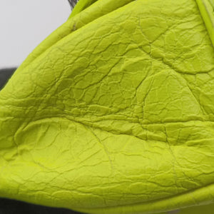 Pre-owned Balenciaga Le Cagole Yellow lambskin  shoulderbag | stylenewstar
