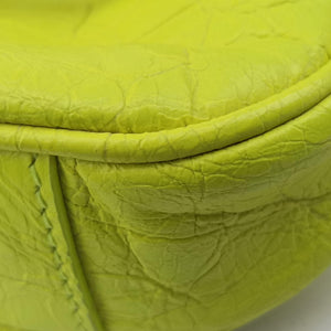 Pre-owned Balenciaga Le Cagole Yellow lambskin  shoulderbag | stylenewstar