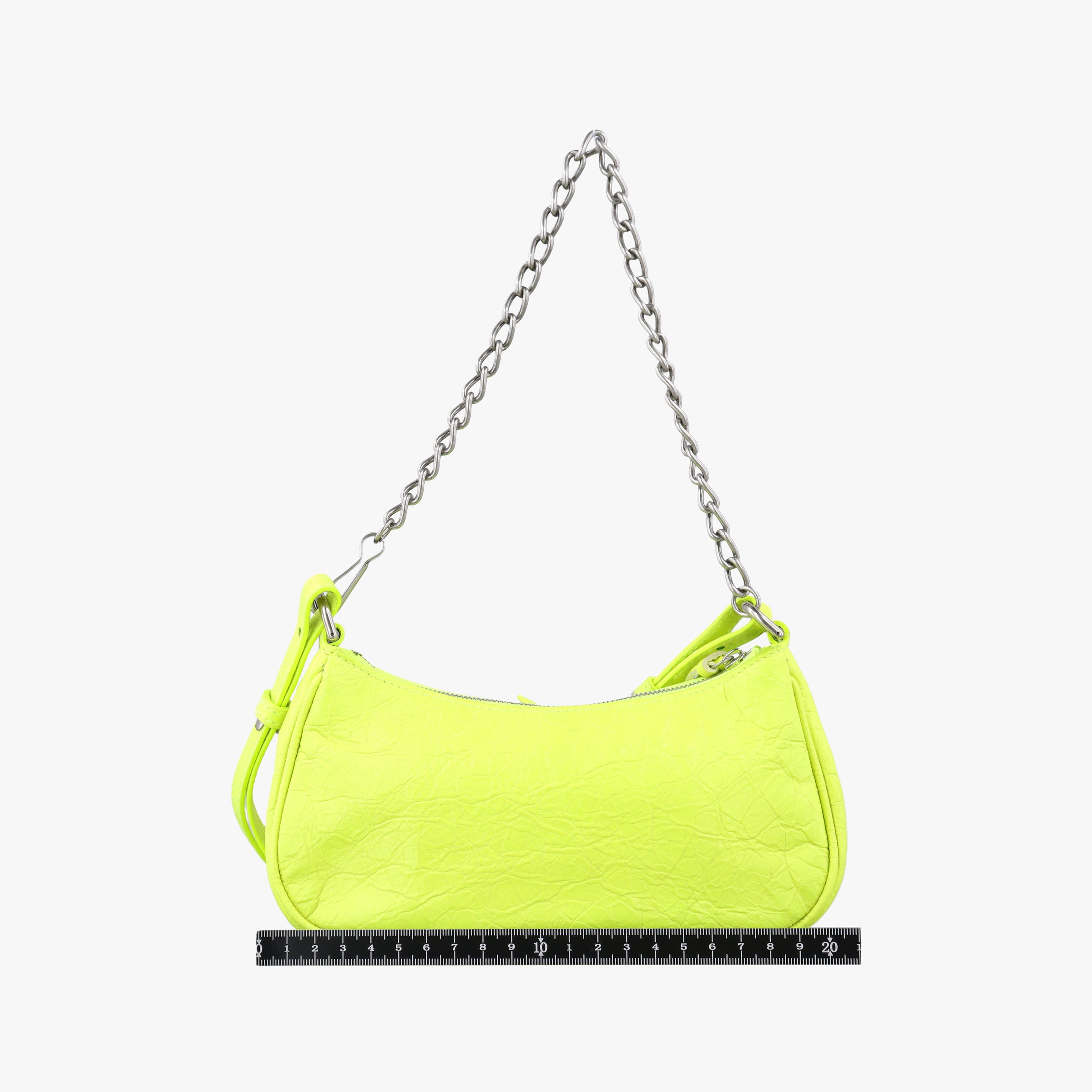Pre-owned Balenciaga Le Cagole Yellow lambskin  shoulderbag | stylenewstar