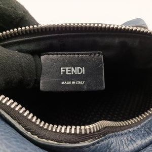 Vintage Fendi Pecan AMOR Logo Navy Leather 7VA446 bum bag/waist bag | stylenewstar