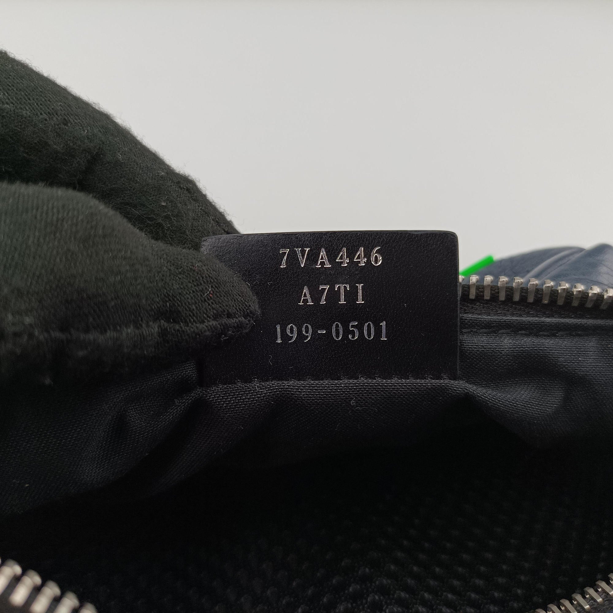 Vintage Fendi Pecan AMOR Logo Navy Leather 7VA446 bum bag/waist bag | stylenewstar