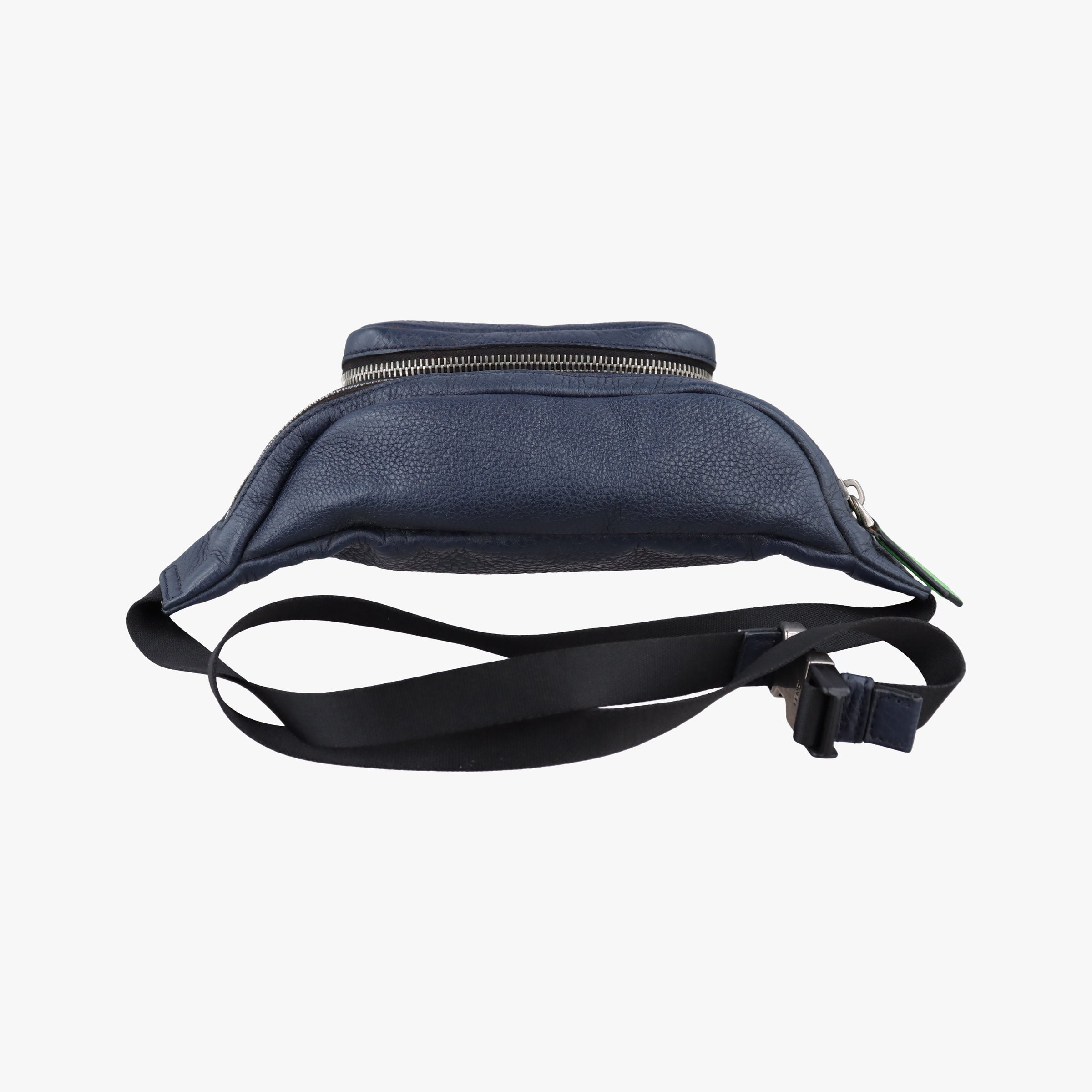 Vintage Fendi Pecan AMOR Logo Navy Leather 7VA446 bum bag/waist bag | stylenewstar
