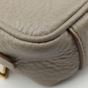 Pre-owned Prada VITELLO PHENIX camera bag Beige Leather 1N1674 shoulderbag | stylenewstar