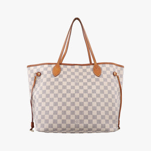 Vintage Louis Vuitton Neverfull MM Azur Damier Canvas N51107 shoulderbag | stylenewstar