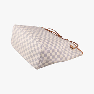 Vintage Louis Vuitton Neverfull MM Azur Damier Canvas N51107 shoulderbag | stylenewstar