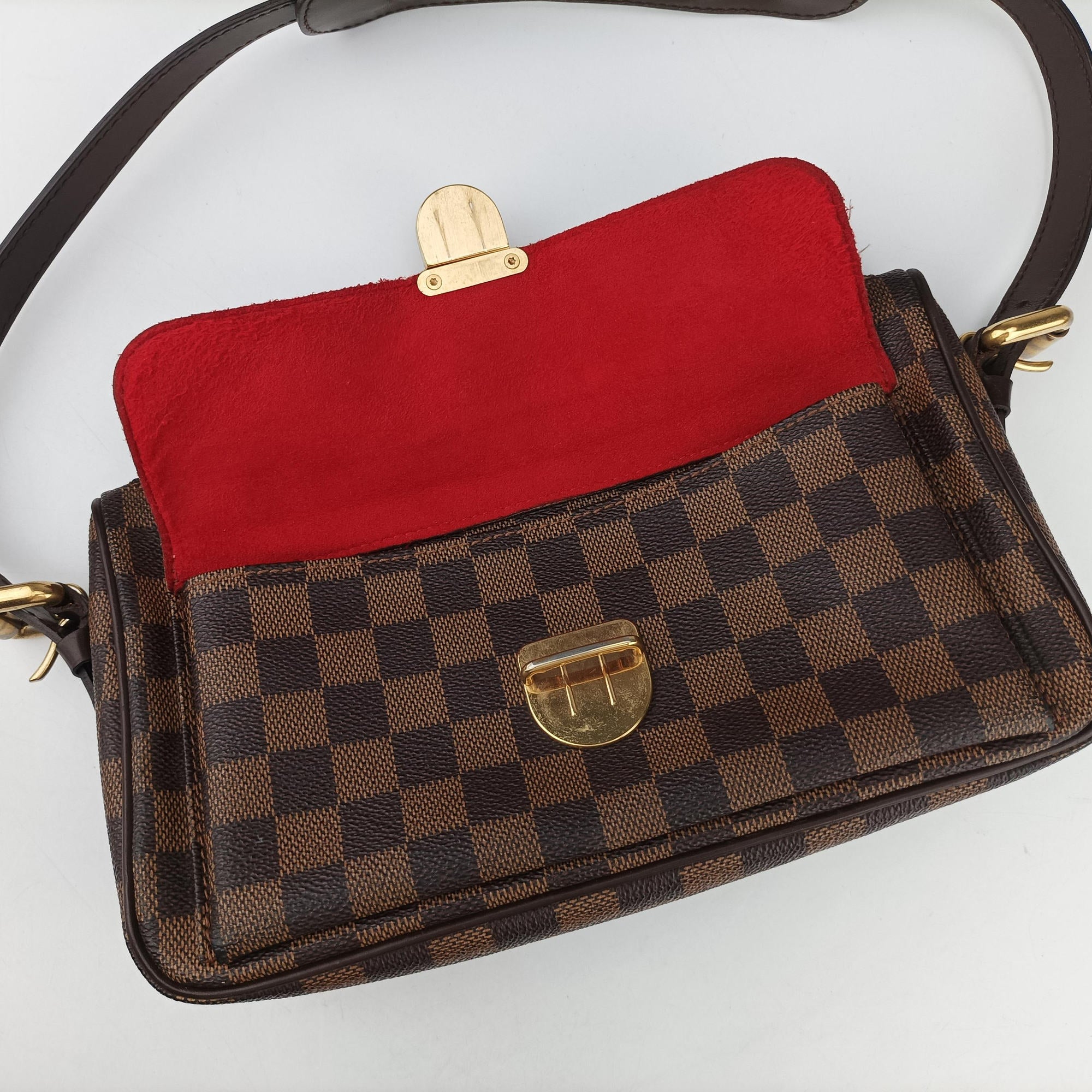 Pre-owned Louis Vuitton Ravello GM Ebene Monogram Canvas N60006 shoulderbag | stylenewstar