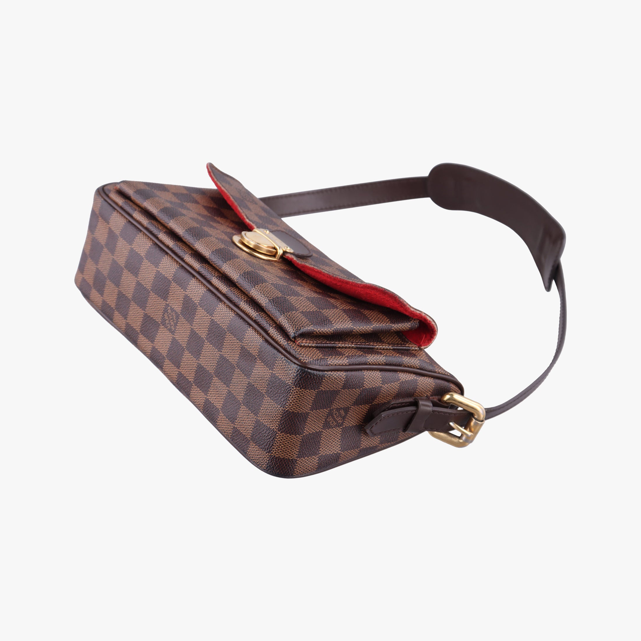 Pre-owned Louis Vuitton Ravello GM Ebene Monogram Canvas N60006 shoulderbag | stylenewstar