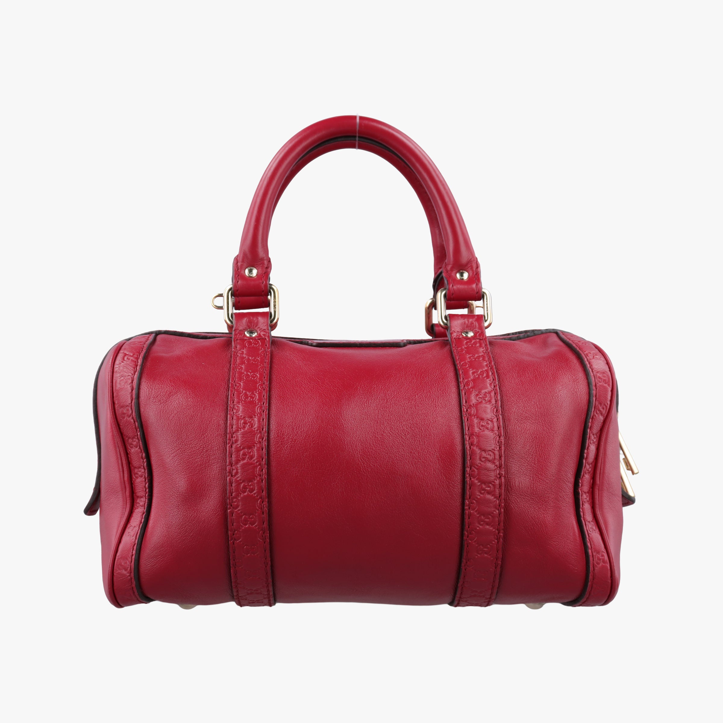 Pre-owned Gucci Sherry Line Red Leather 269876 handbag | stylenewstar