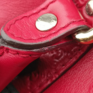 Pre-owned Gucci Sherry Line Red Leather 269876 handbag | stylenewstar