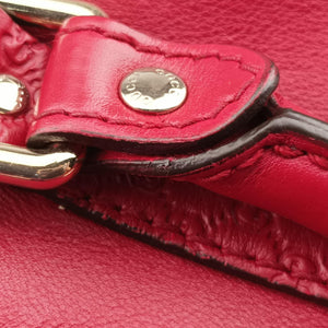 Pre-owned Gucci Sherry Line Red Leather 269876 handbag | stylenewstar