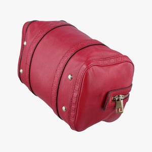 Pre-owned Gucci Sherry Line Red Leather 269876 handbag | stylenewstar