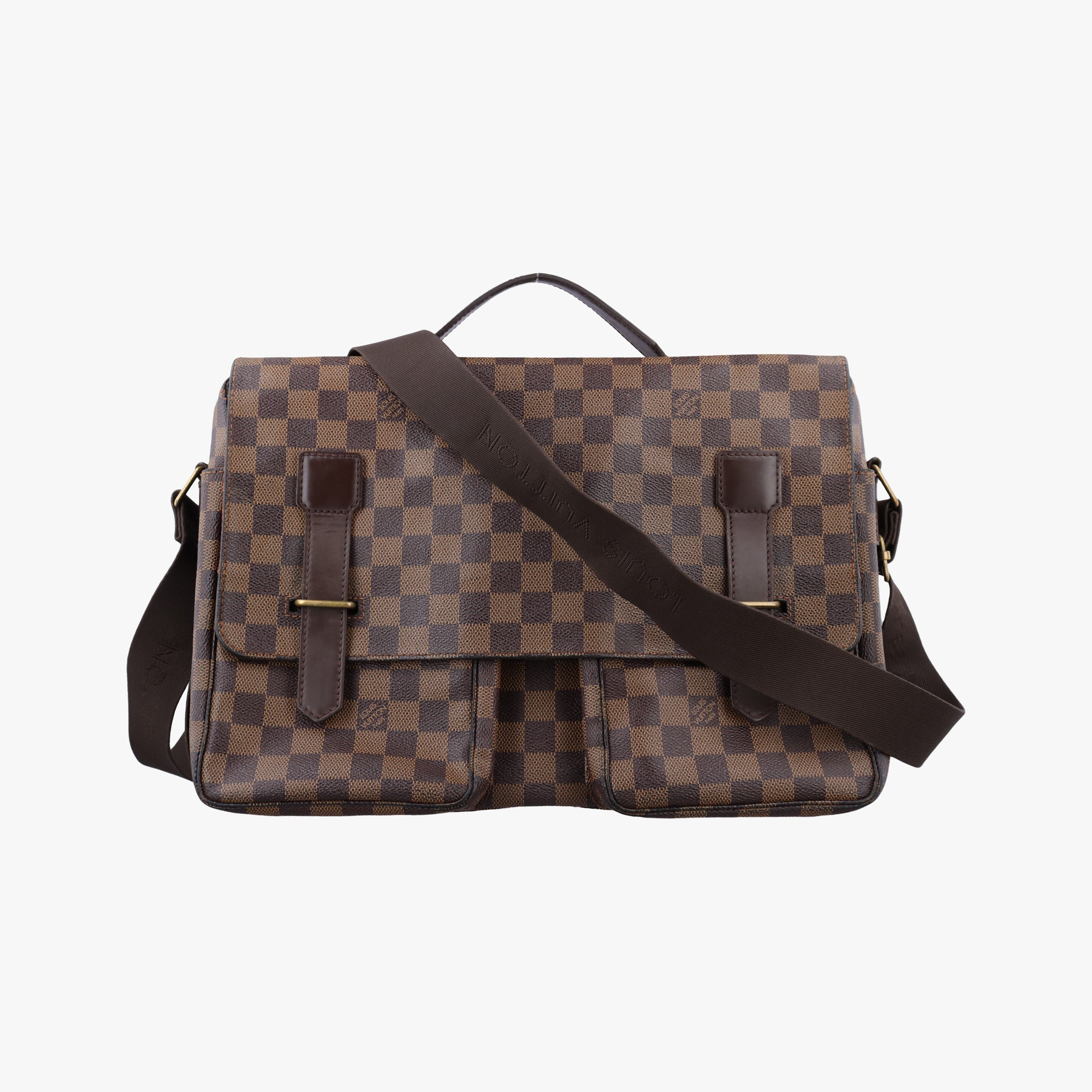 Pre-owned Louis Vuitton BROADWAY EBENE Damier Canvas N42270 shoulderbag | stylenewstar