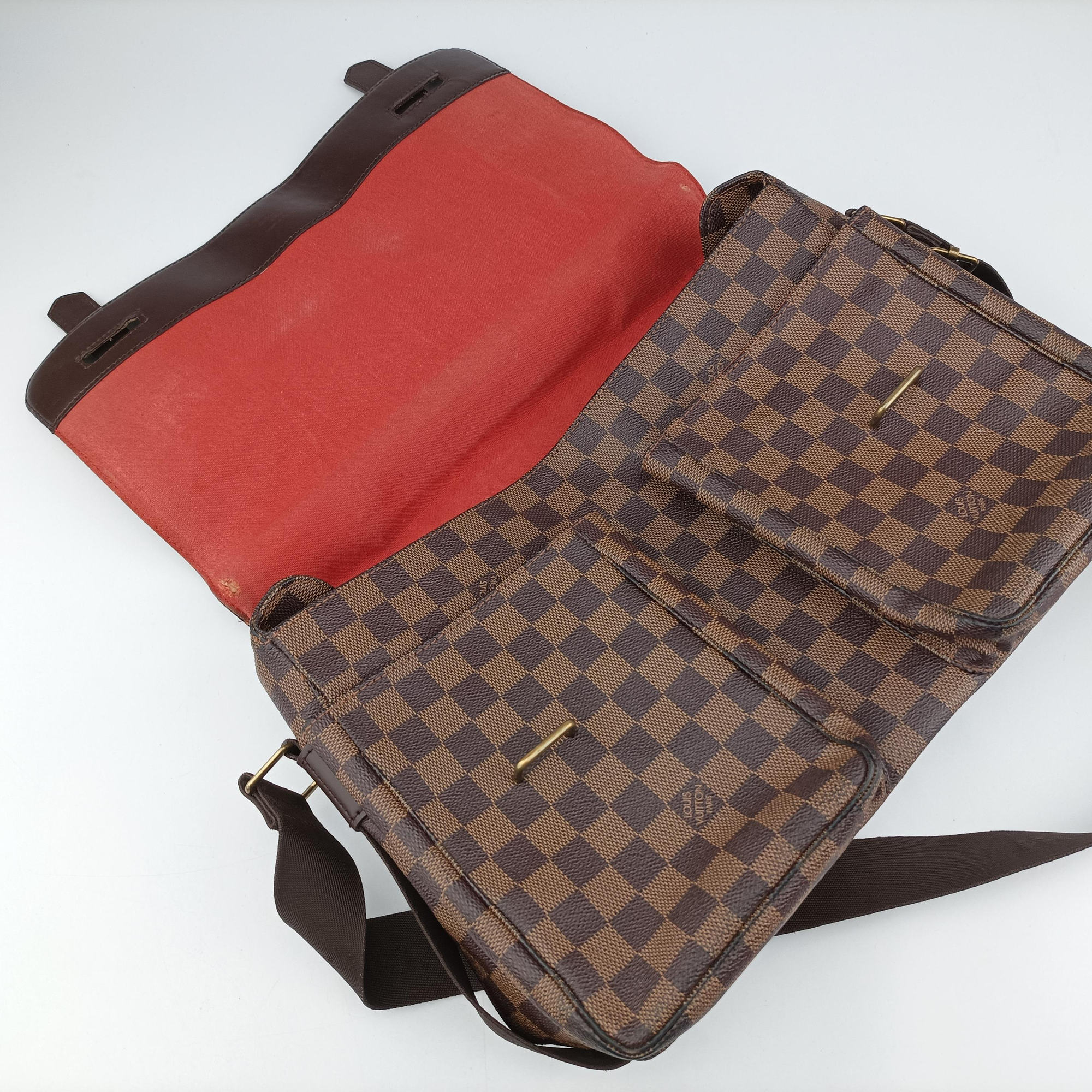 Pre-owned Louis Vuitton BROADWAY EBENE Damier Canvas N42270 shoulderbag | stylenewstar