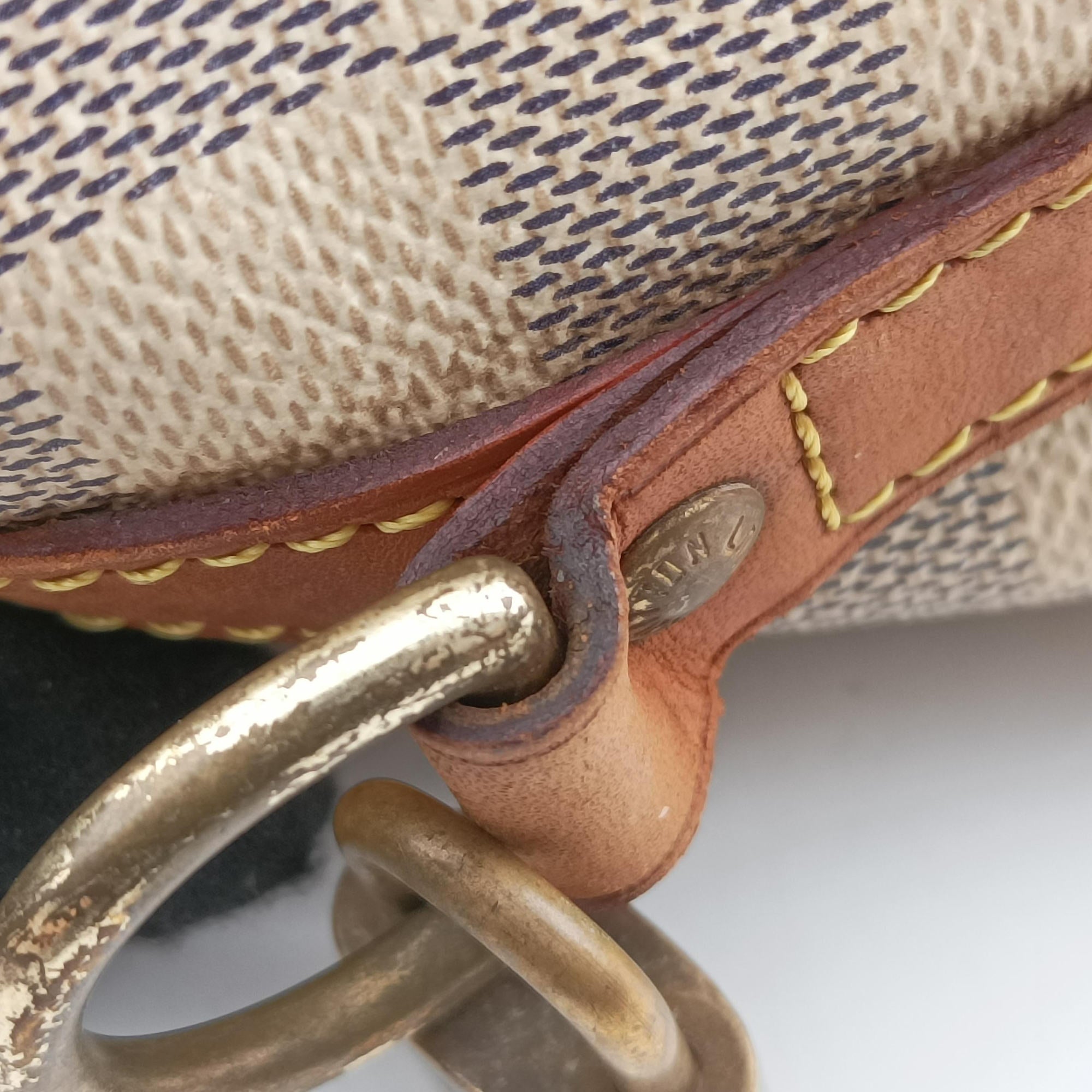 Pre-owned Louis Vuitton Speedy 30 AZUR Damier Canvas N41533 handbag | stylenewstar