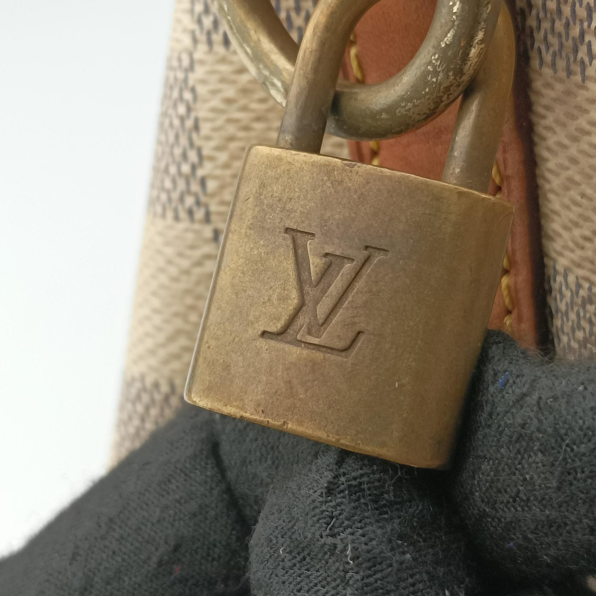 Pre-owned Louis Vuitton Speedy 30 AZUR Damier Canvas N41533 handbag | stylenewstar