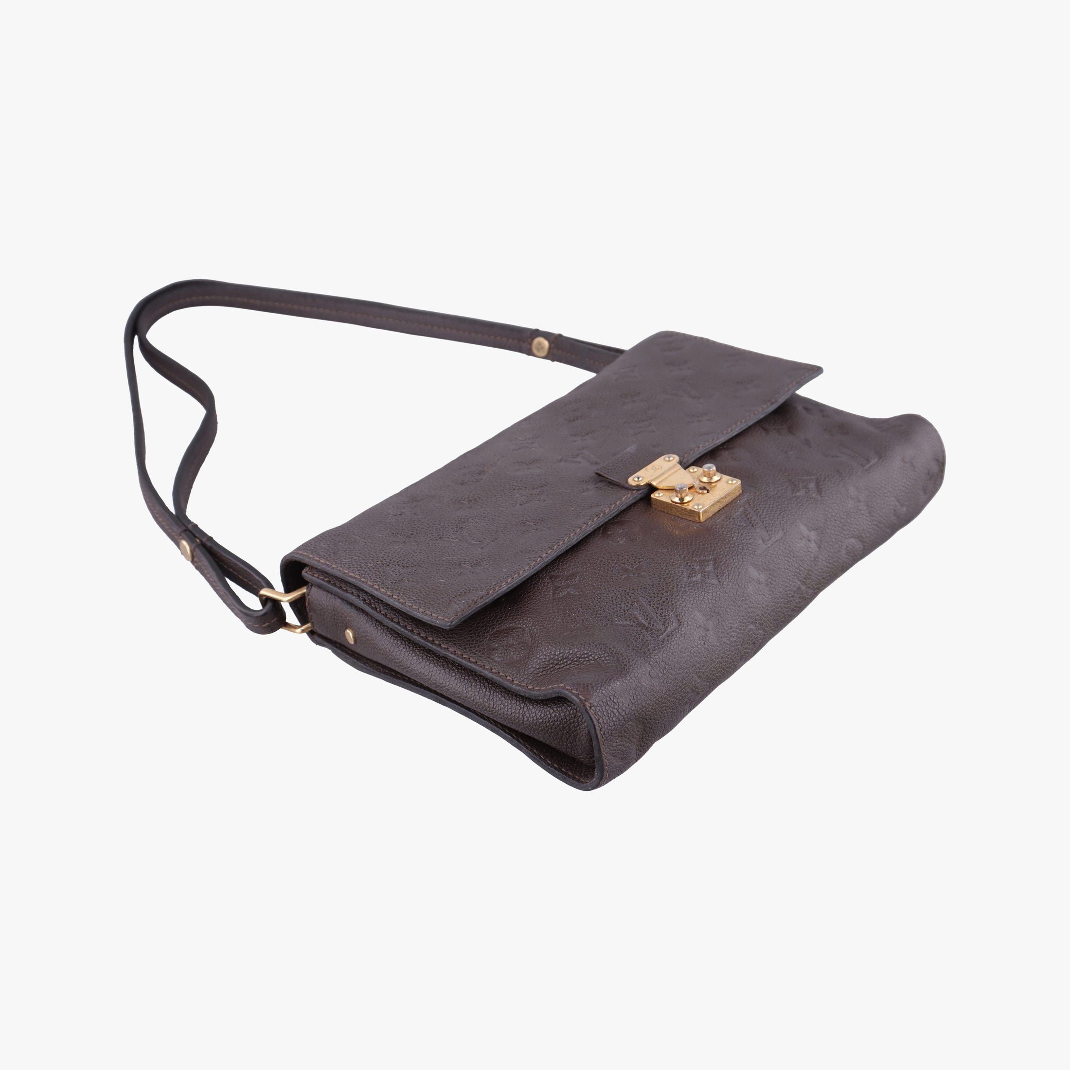 Pre-owned Louis Vuitton Fascinante Brown Monogram Empreinte M94226 shoulderbag | stylenewstar