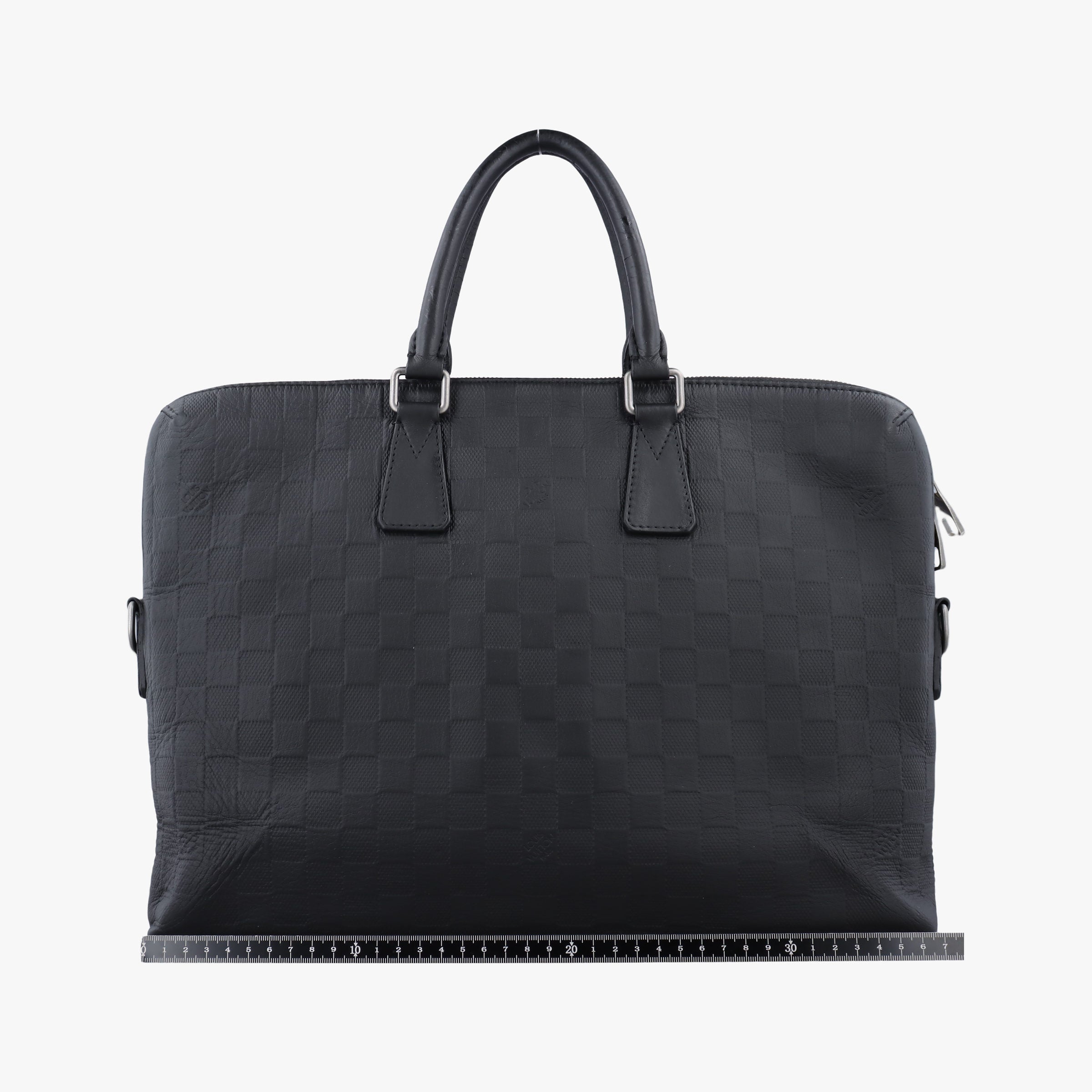 Vintage Louis Vuitton Porte Documents Jour Noir Damier Graphite N48224 shoulderbag | stylenewstar