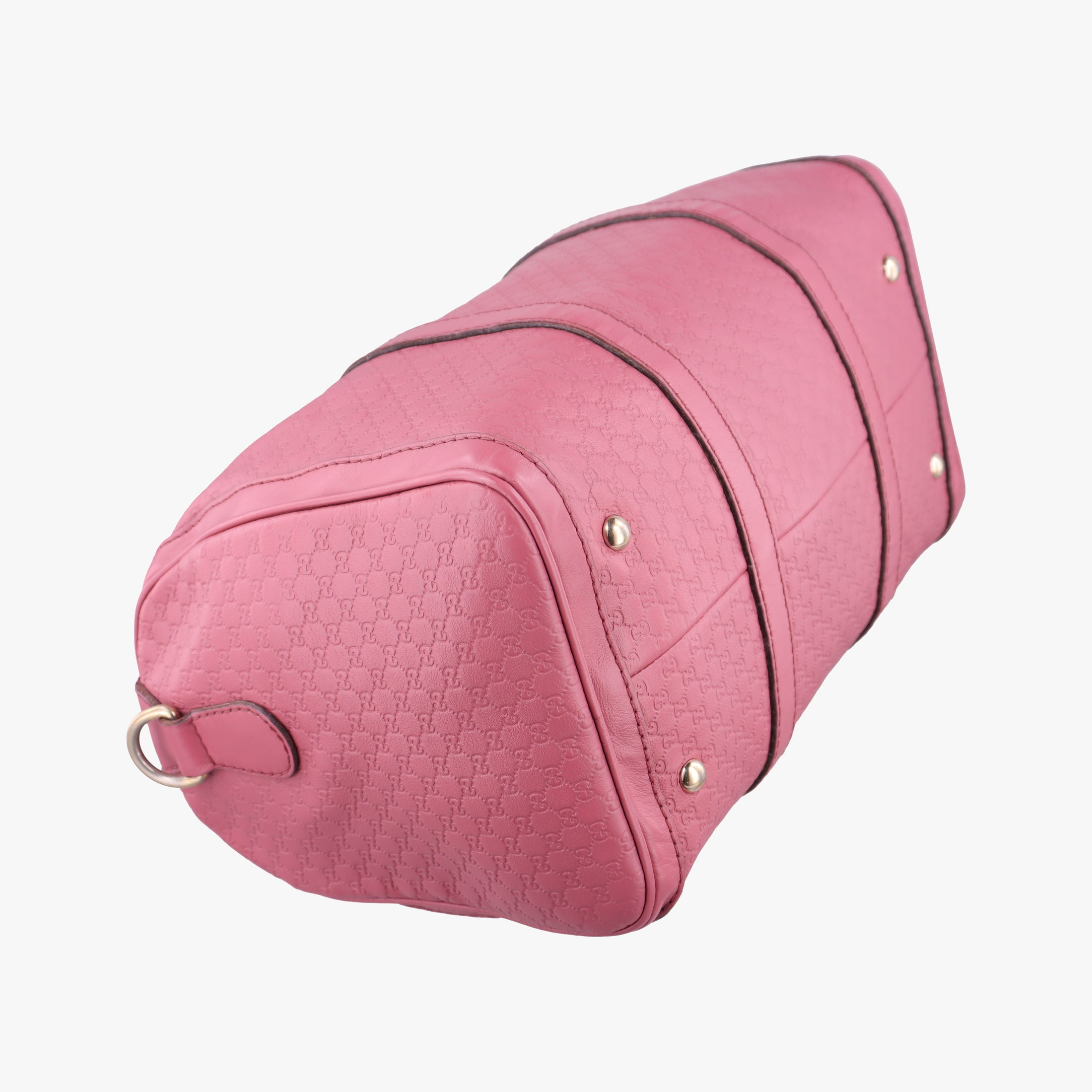 Pre-owned Gucci Sherry Line Pink Leather 247205 handbag | stylenewstar
