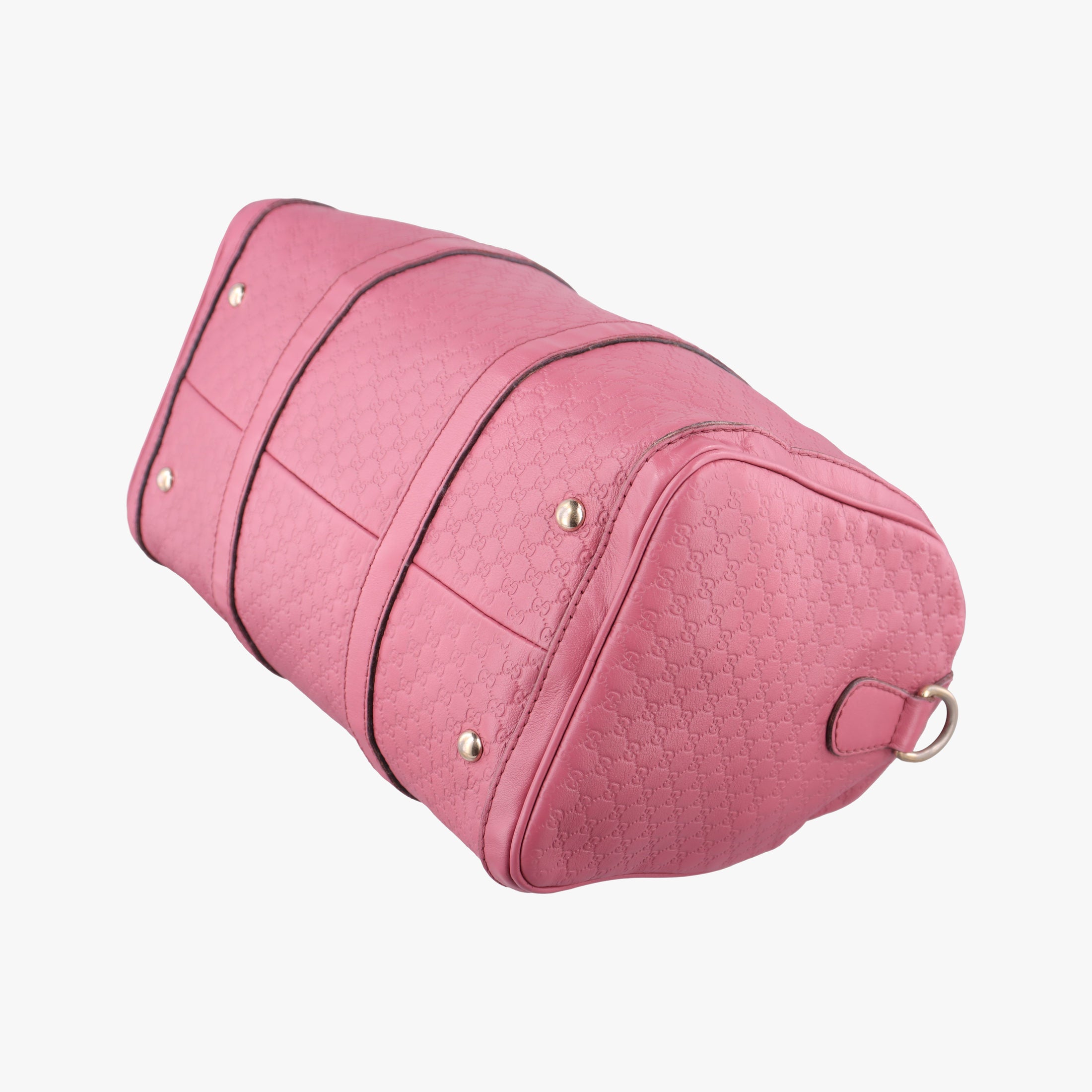 Pre-owned Gucci Sherry Line Pink Leather 247205 handbag | stylenewstar