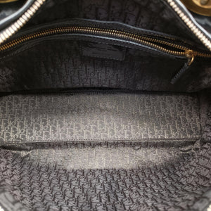 Pre-owned Christian Dior Lady Dior Black Patent  handbag | stylenewstar