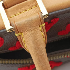 Pre-owned Louis Vuitton Deauville Cube Rosso Monogram Tuftage M40922 clutchbag | stylenewstar