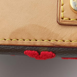 Pre-owned Louis Vuitton Deauville Cube Rosso Monogram Tuftage M40922 clutchbag | stylenewstar