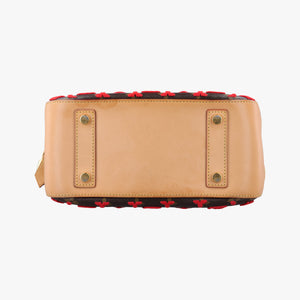 Pre-owned Louis Vuitton Deauville Cube Rosso Monogram Tuftage M40922 clutchbag | stylenewstar