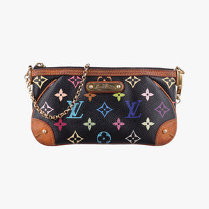 Secondhand Louis Vuitton Pochette Mira MM Noir Monogram Multicolor M60097 handbag | stylenewstar