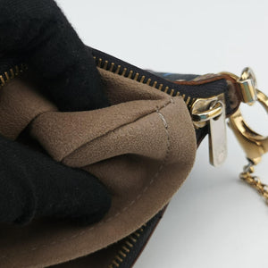 Secondhand Louis Vuitton Pochette Mira MM Noir Monogram Multicolor M60097 handbag | stylenewstar