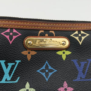 Secondhand Louis Vuitton Pochette Mira MM Noir Monogram Multicolor M60097 handbag | stylenewstar