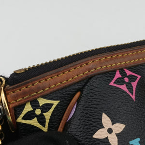 Secondhand Louis Vuitton Pochette Mira MM Noir Monogram Multicolor M60097 handbag | stylenewstar