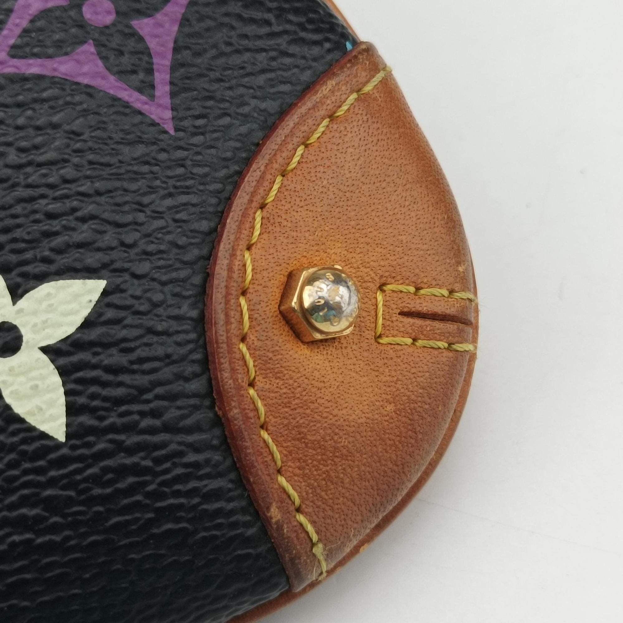 Secondhand Louis Vuitton Pochette Mira MM Noir Monogram Multicolor M60097 handbag | stylenewstar