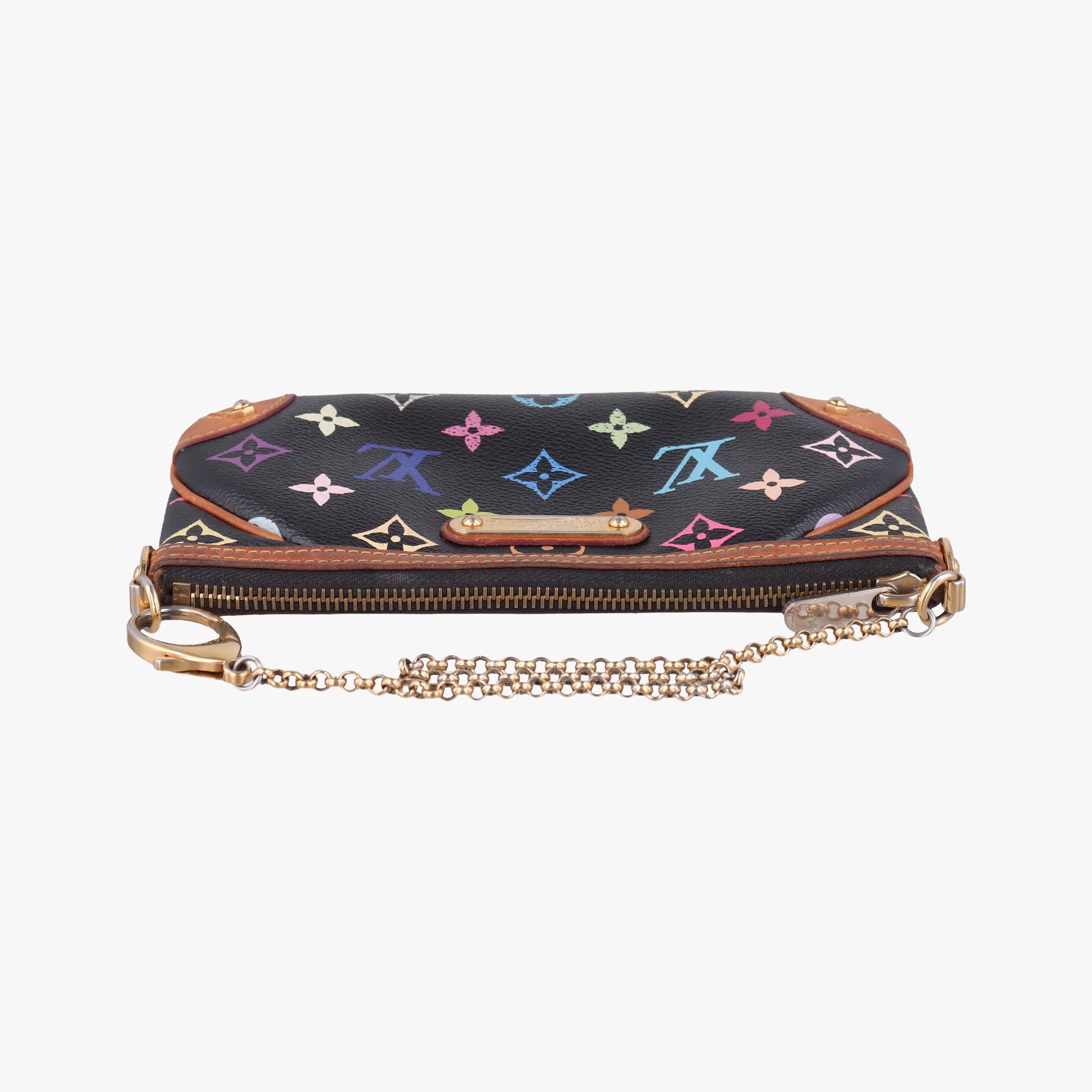 Secondhand Louis Vuitton Pochette Mira MM Noir Monogram Multicolor M60097 handbag | stylenewstar