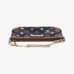 Secondhand Louis Vuitton Pochette Mira MM Noir Monogram Multicolor M60097 handbag | stylenewstar