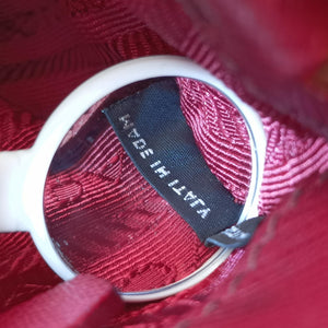 Vintage Prada Galleria Front Pocket Red SAFFIANO Leather BN2674 shoulderbag | stylenewstar