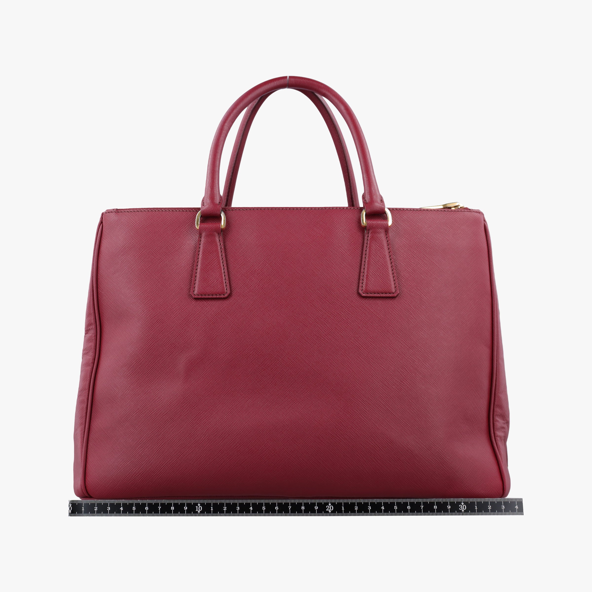 Vintage Prada Galleria Front Pocket Red SAFFIANO Leather BN2674 shoulderbag | stylenewstar