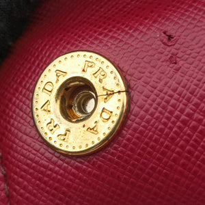 Vintage Prada Galleria Front Pocket Red SAFFIANO Leather BN2674 shoulderbag | stylenewstar