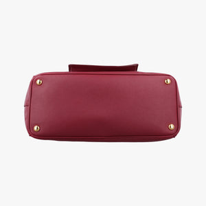 Vintage Prada Galleria Front Pocket Red SAFFIANO Leather BN2674 shoulderbag | stylenewstar