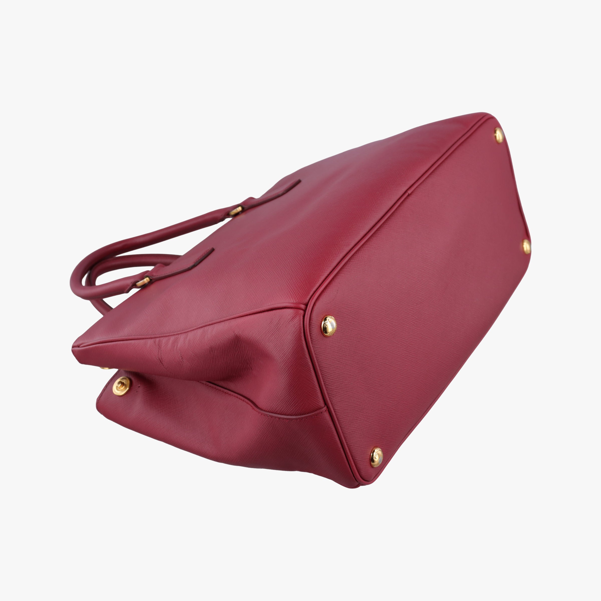 Vintage Prada Galleria Front Pocket Red SAFFIANO Leather BN2674 shoulderbag | stylenewstar