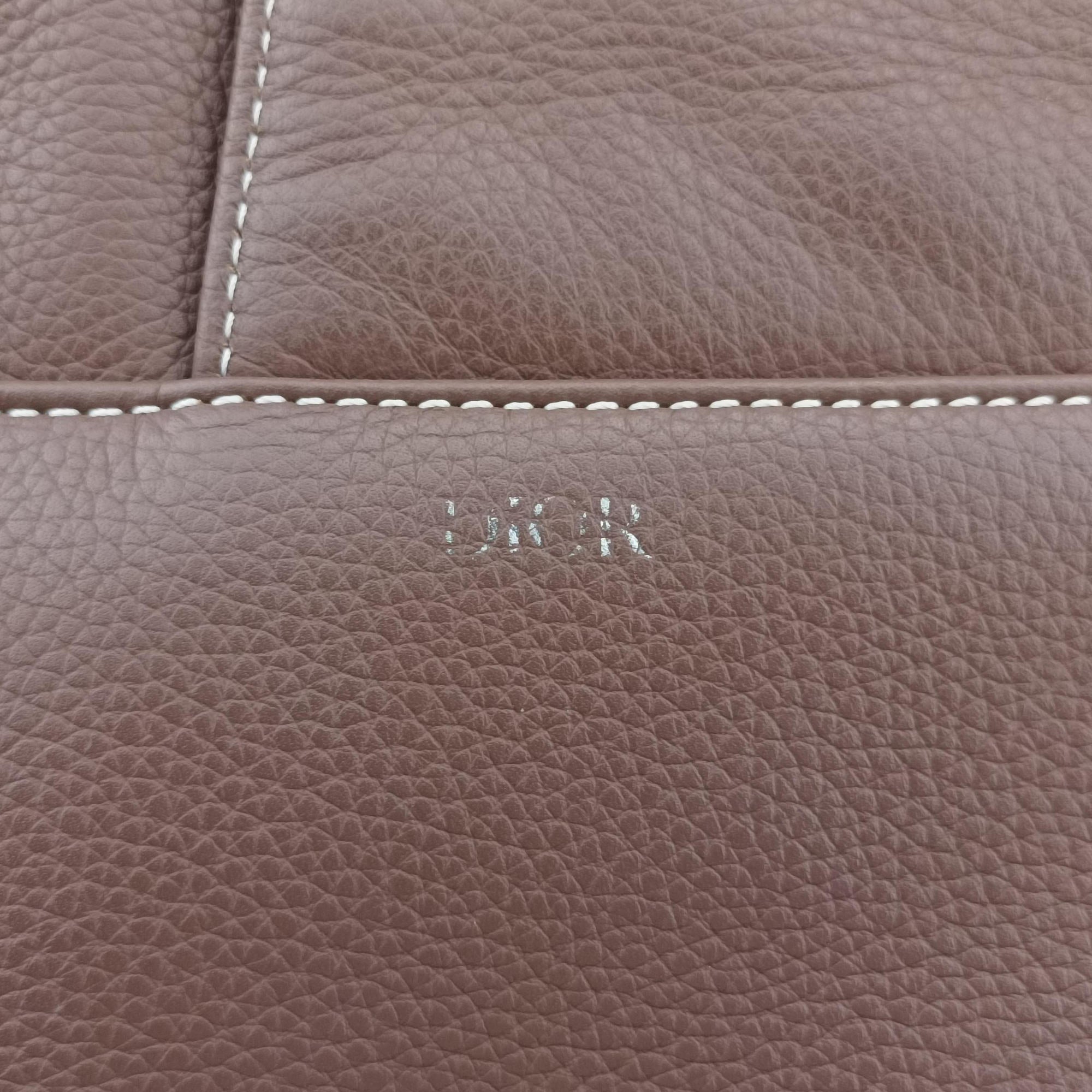 Pre-owned Christian Dior Saddle Brown Leather  bum bag/waist bag | stylenewstar