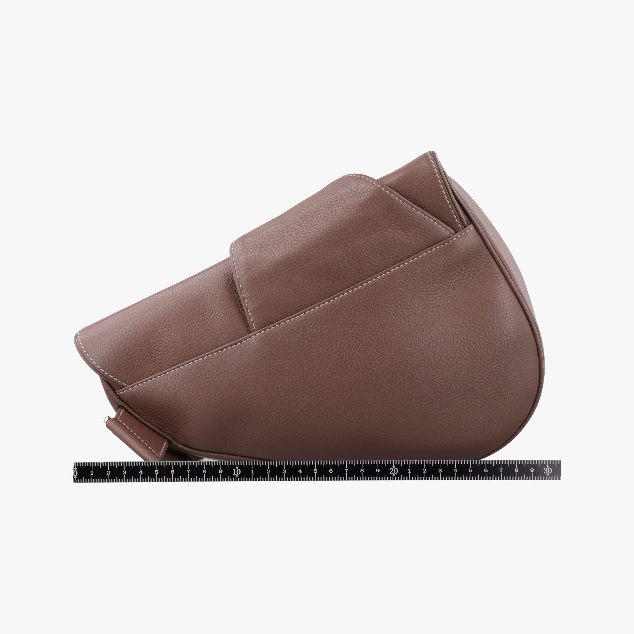 Pre-owned Christian Dior Saddle Brown Leather  bum bag/waist bag | stylenewstar