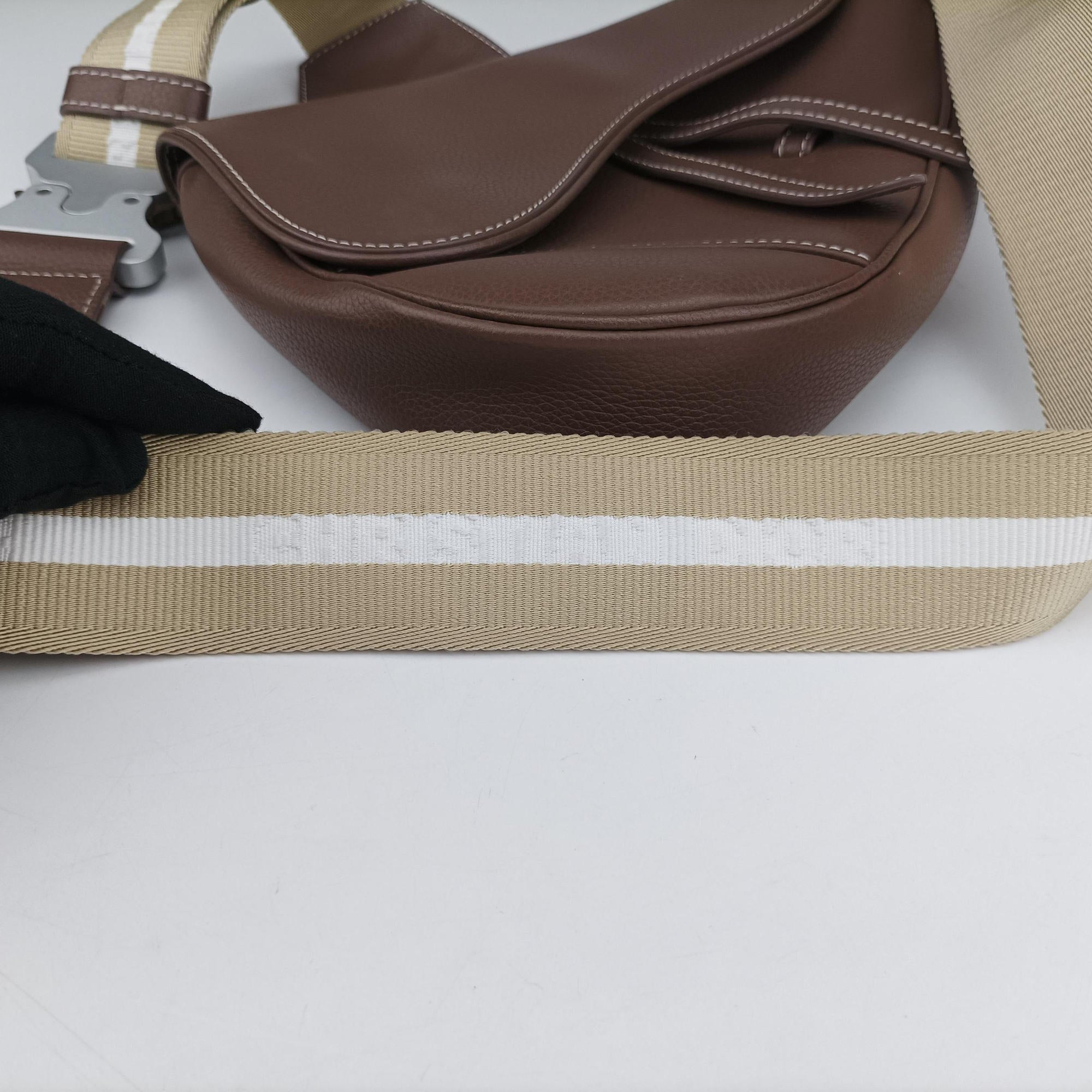 Pre-owned Christian Dior Saddle Brown Leather  bum bag/waist bag | stylenewstar
