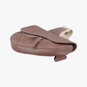 Pre-owned Christian Dior Saddle Brown Leather  bum bag/waist bag | stylenewstar