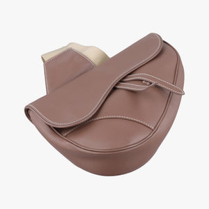 Pre-owned Christian Dior Saddle Brown Leather  bum bag/waist bag | stylenewstar
