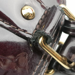 Secondhand Louis Vuitton Alma BB Amarante Vernis M91678 shoulderbag | stylenewstar