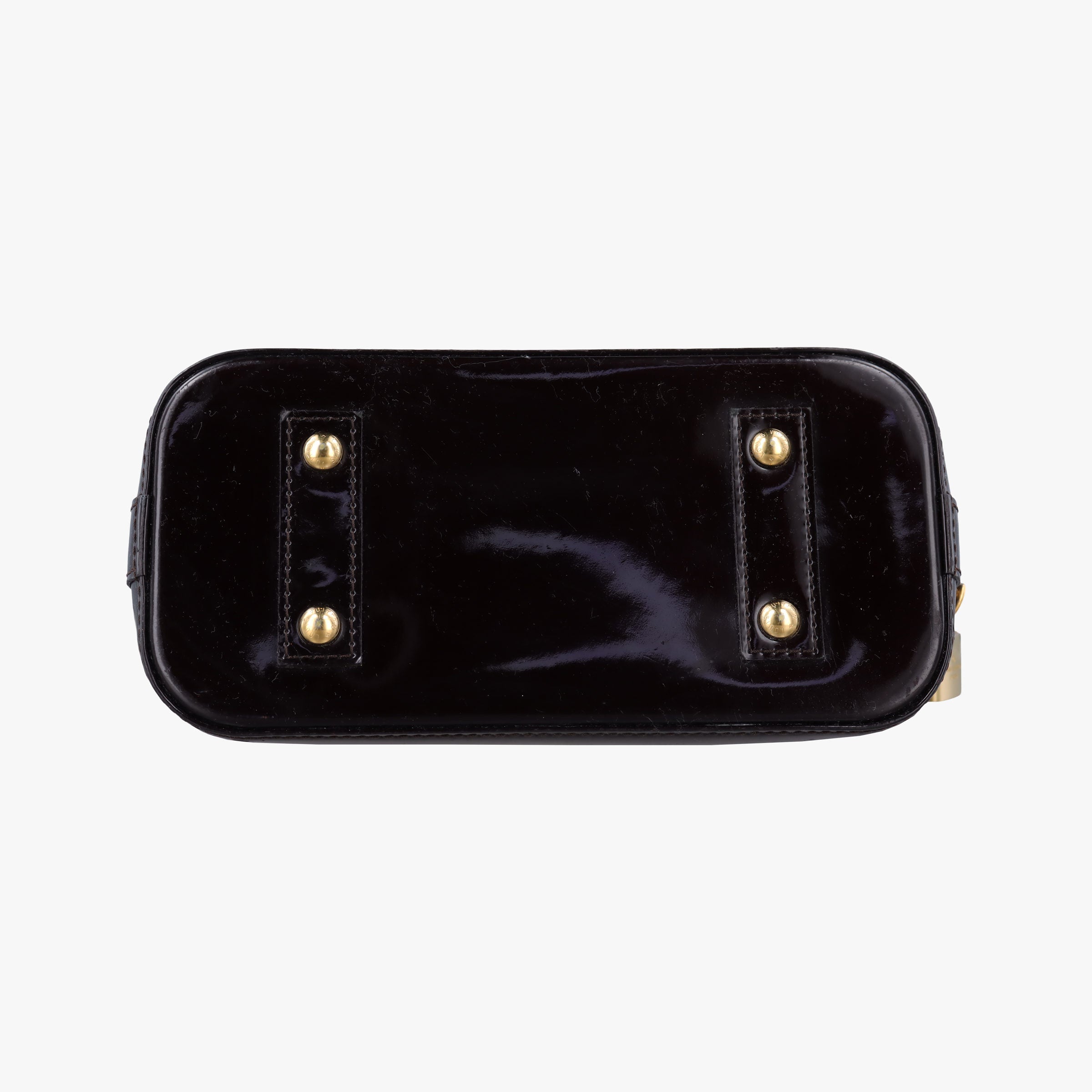 Secondhand Louis Vuitton Alma BB Amarante Vernis M91678 shoulderbag | stylenewstar