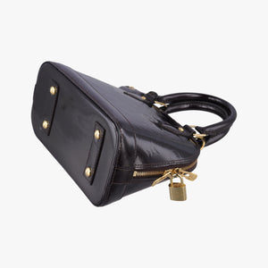 Secondhand Louis Vuitton Alma BB Amarante Vernis M91678 shoulderbag | stylenewstar